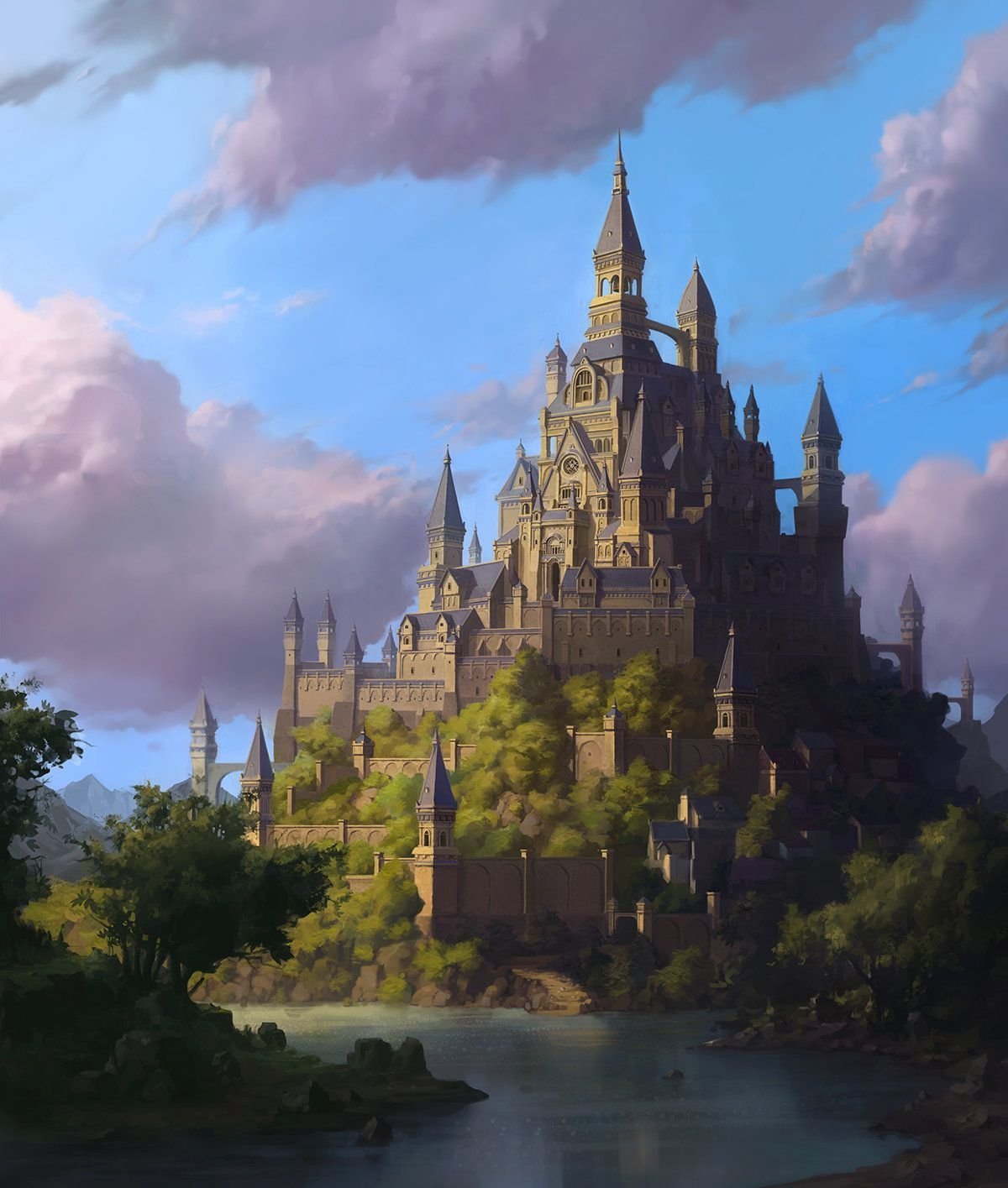 Замок Fantasy Castle аниме