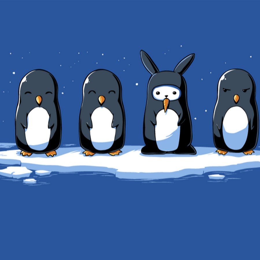 Няшные пингвины