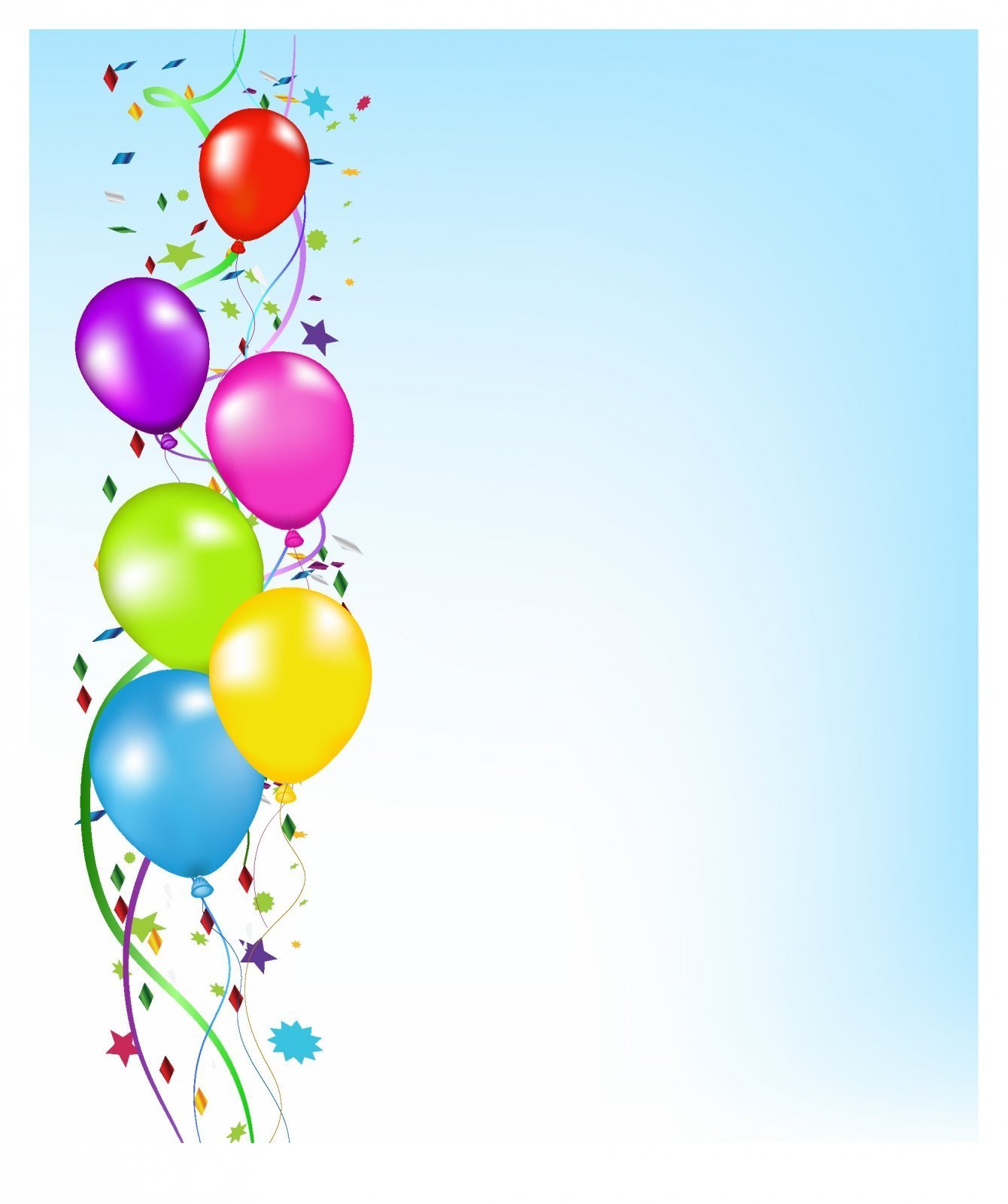 Открытка с днем рождения вертикальная. Праздничный фон для презентации. Фон с воздушными шарами. Фон с днем рождения. Фон шарики.