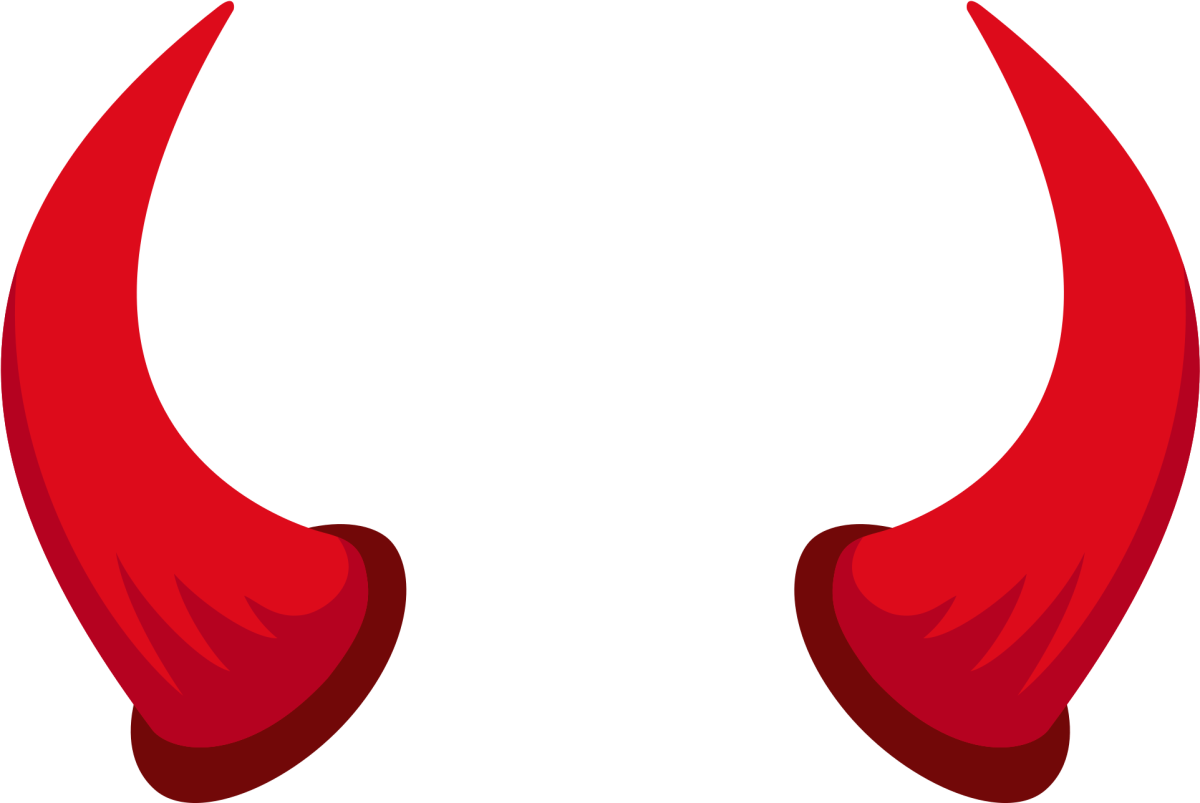 Рога на белом фоне