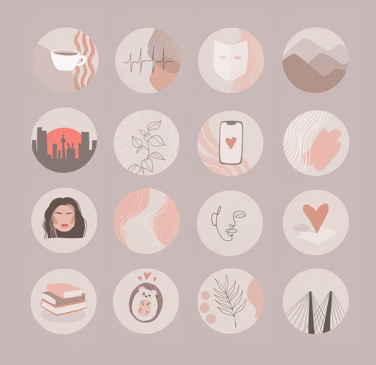 Рога в цветах