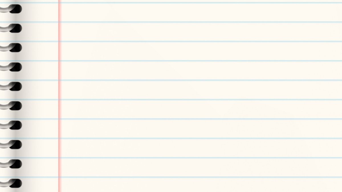 Тетрадный лист в линию фон
