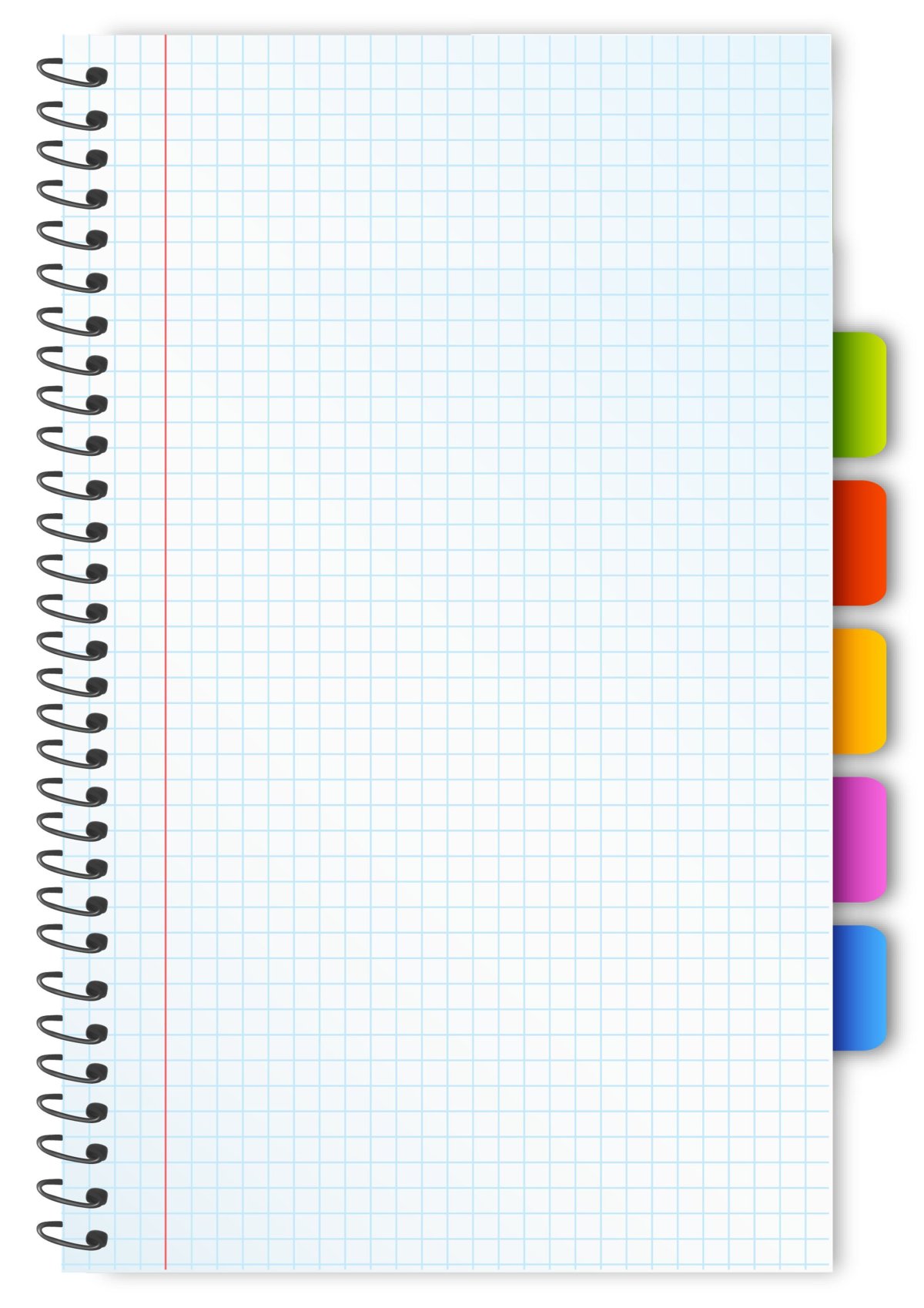 Тетрадный лист в клетку