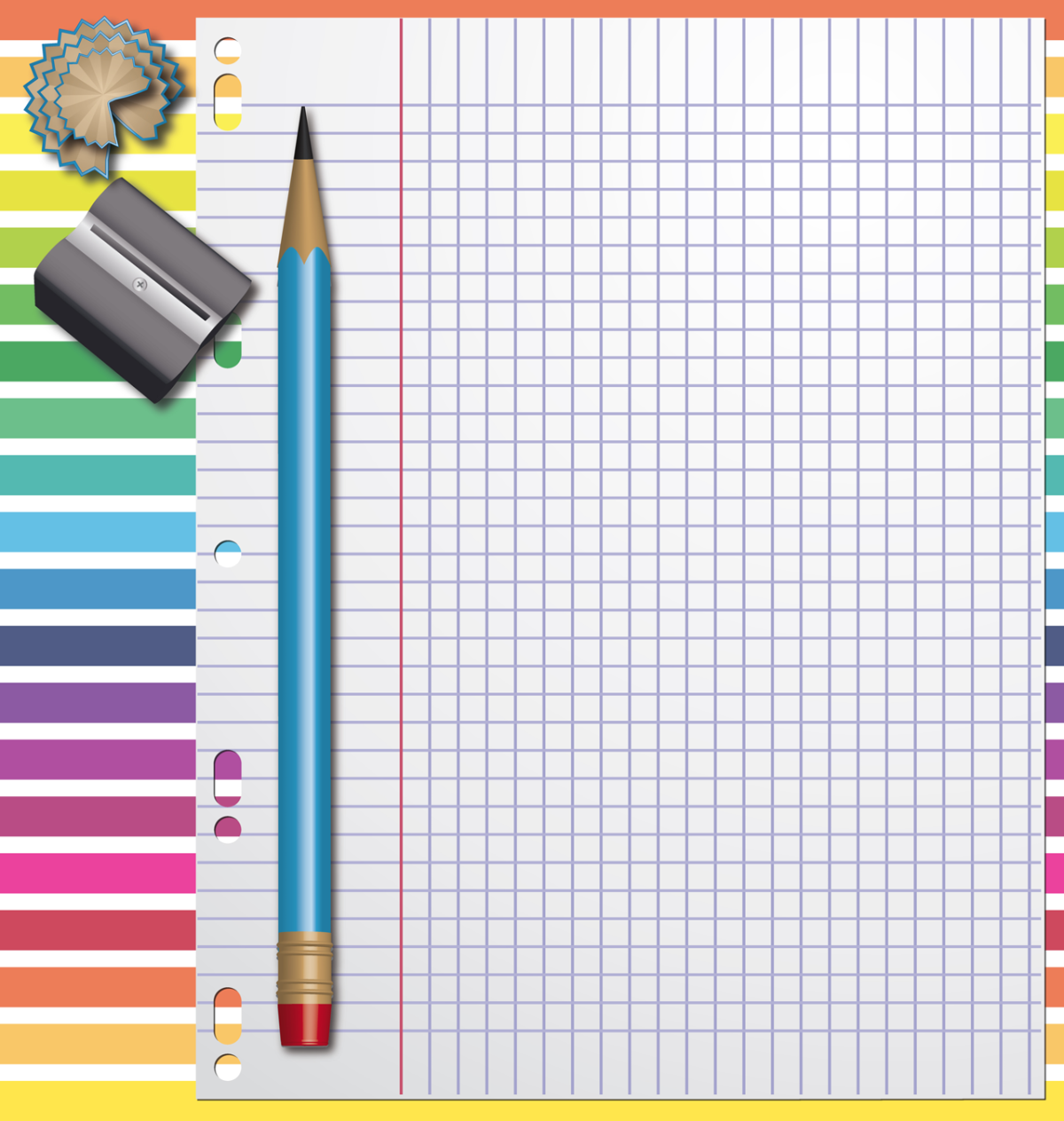 Фон в клеточку тетрадь