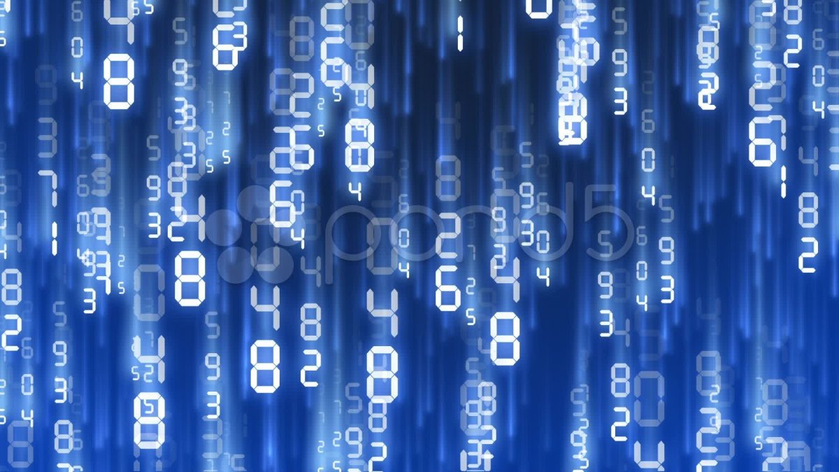 Падающие цифры