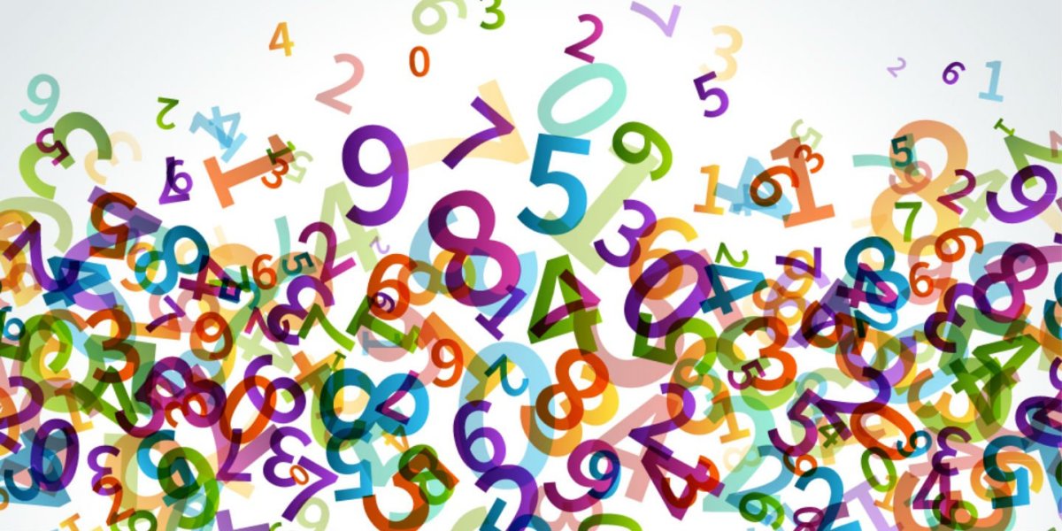 Фон цифры для детей