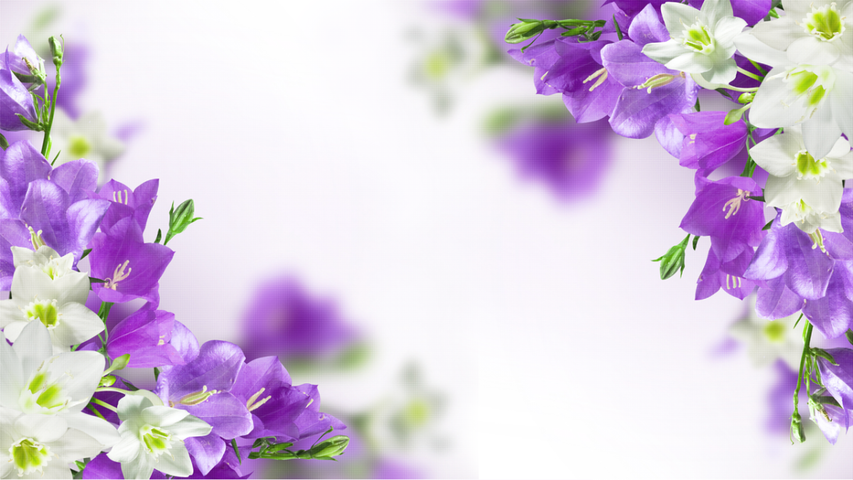 Фон с весенними цветами