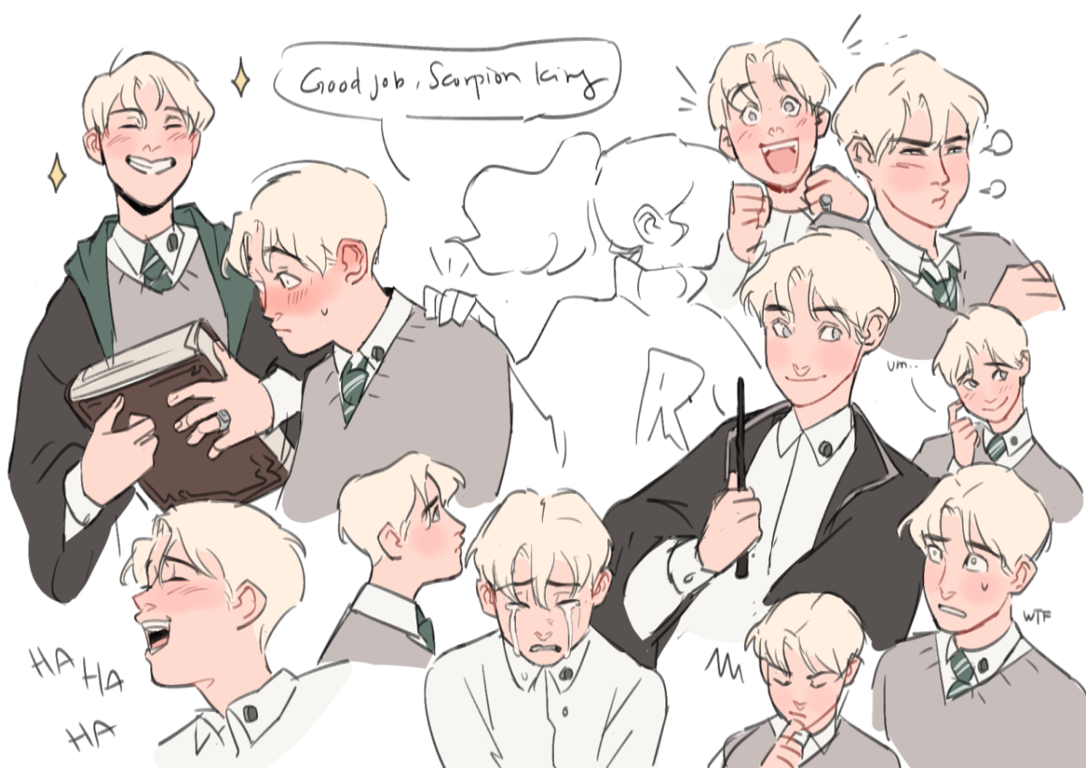 Скорпиус Малфой и Альбус Поттер и Дельфи