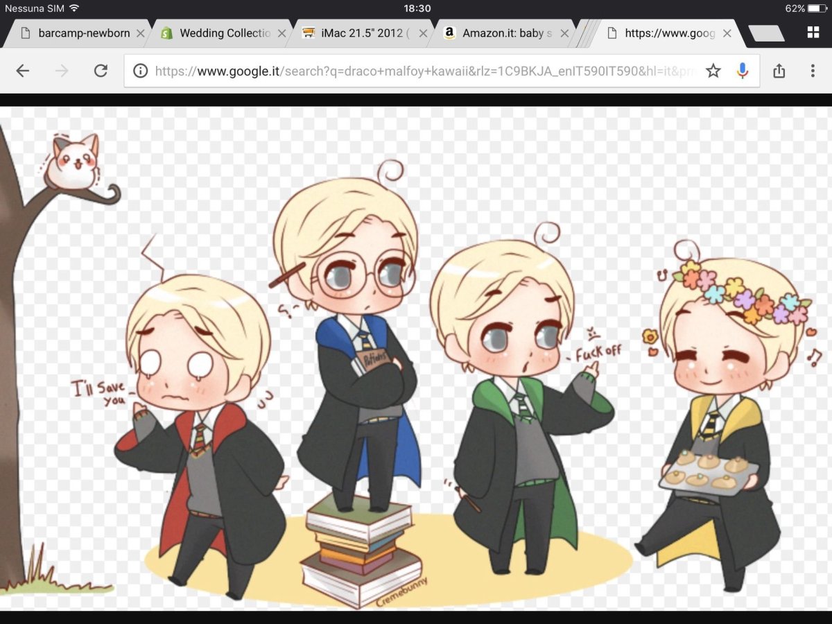 Гарри Поттер Чиби Малфой