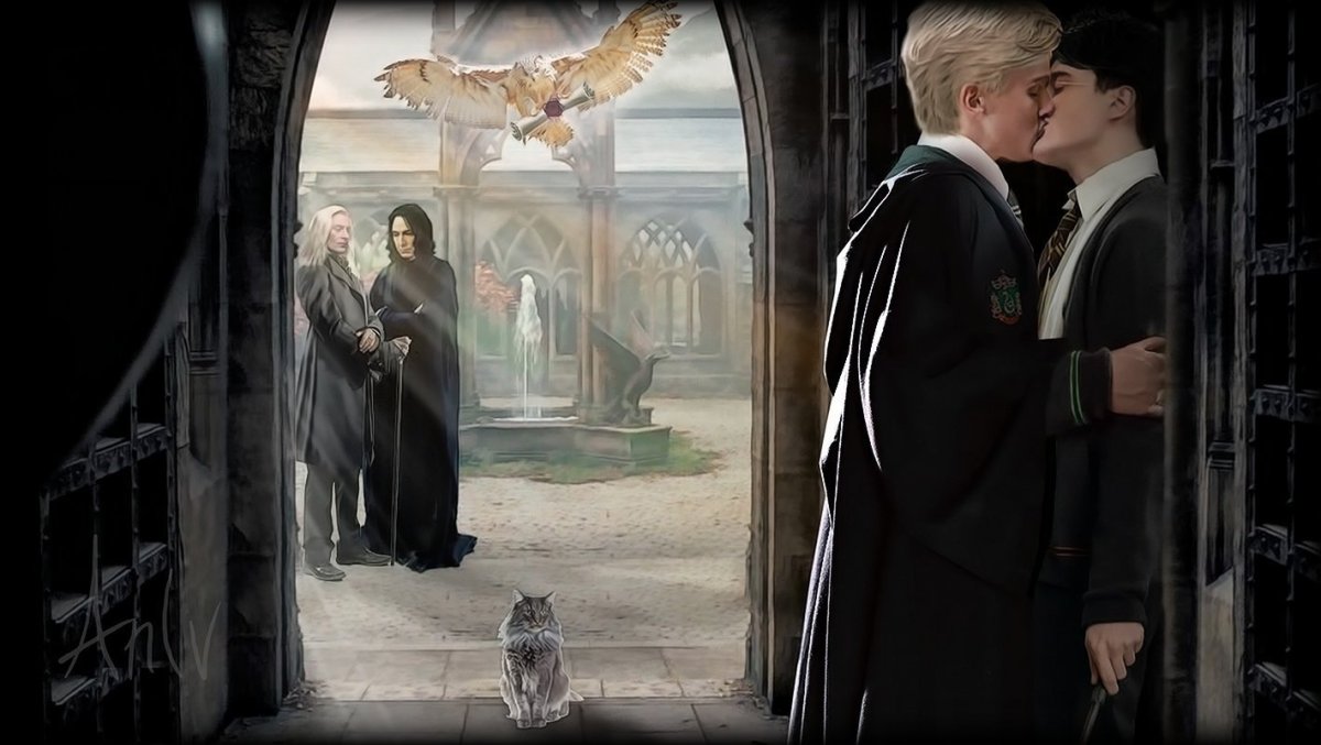 Гарри Поттер и Драко Малфой