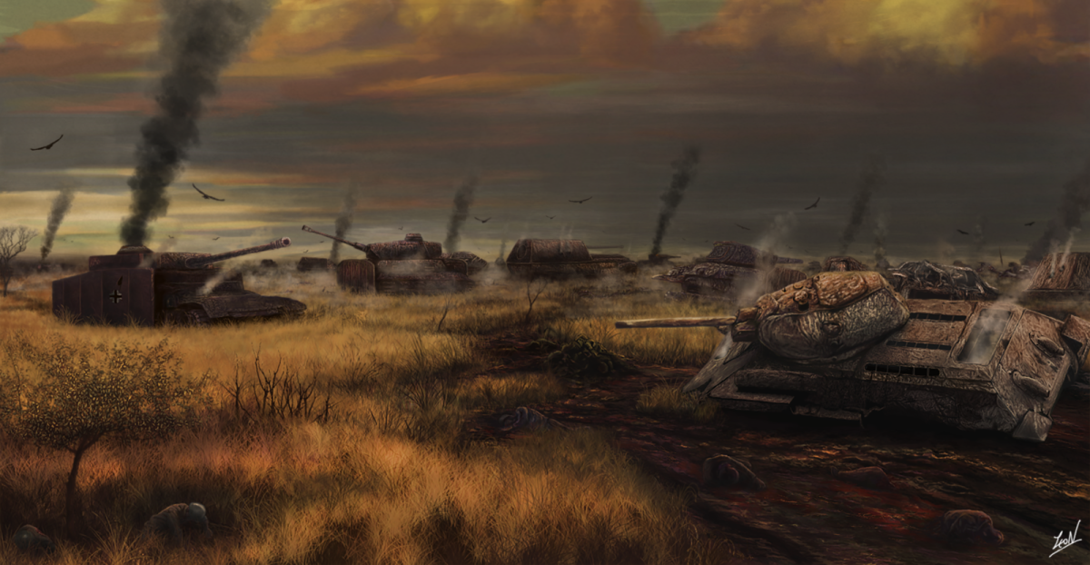 Поле боя фон