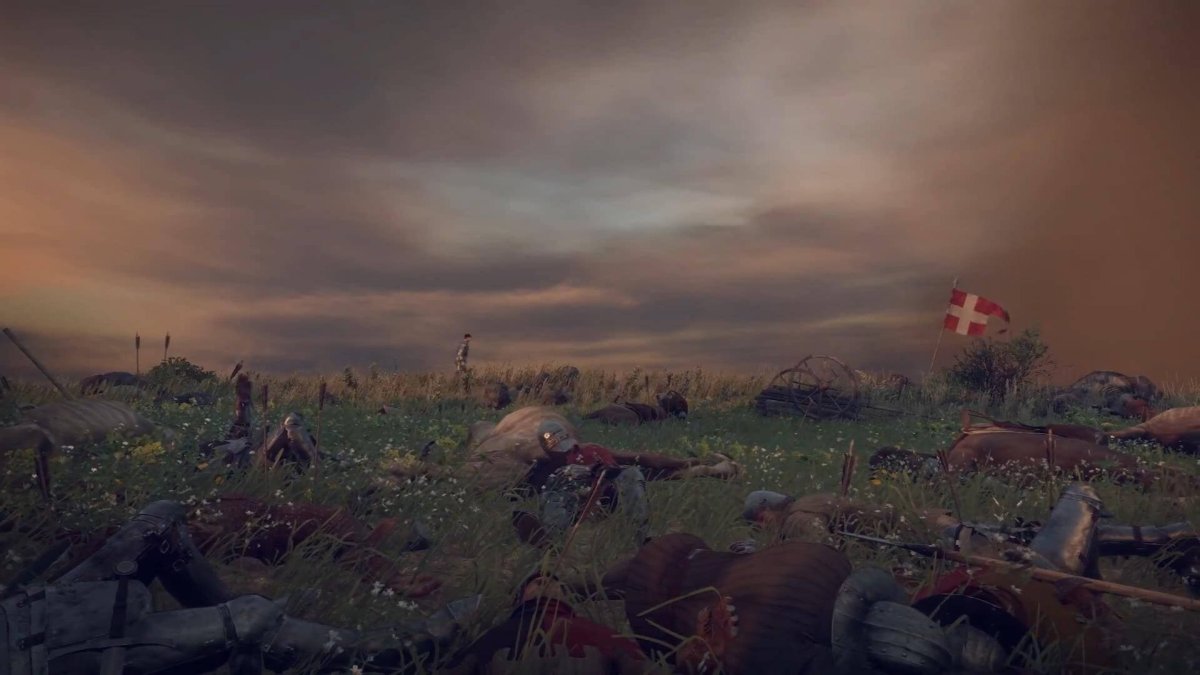 Фон поле боя после битвы