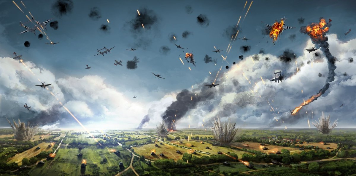 Военное поле арт