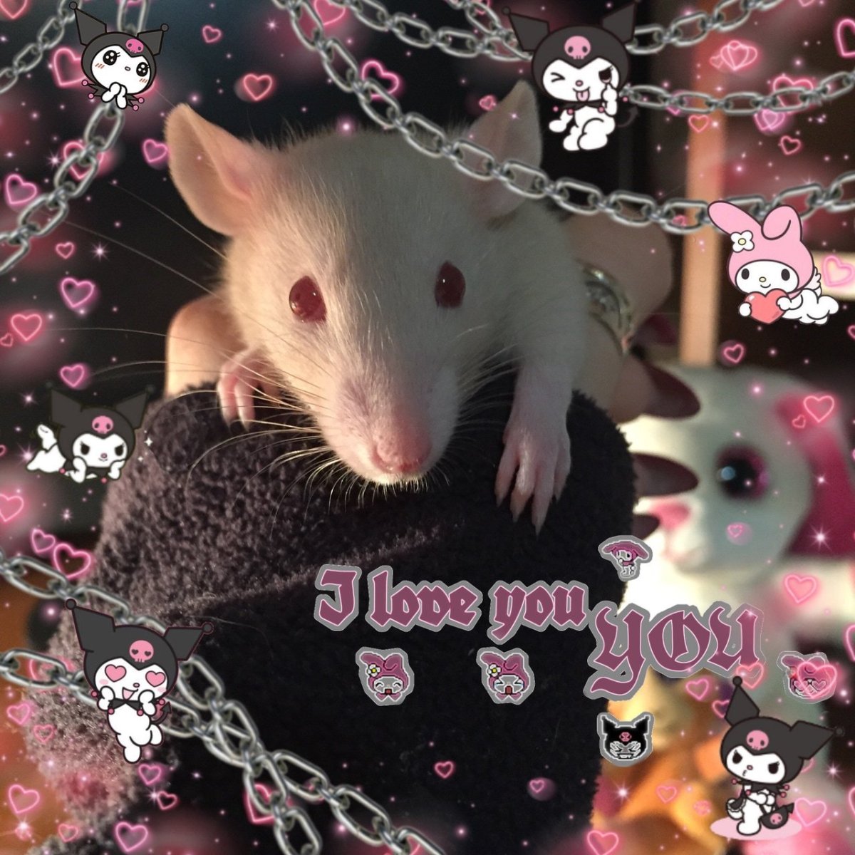 Крыса с ирокезом