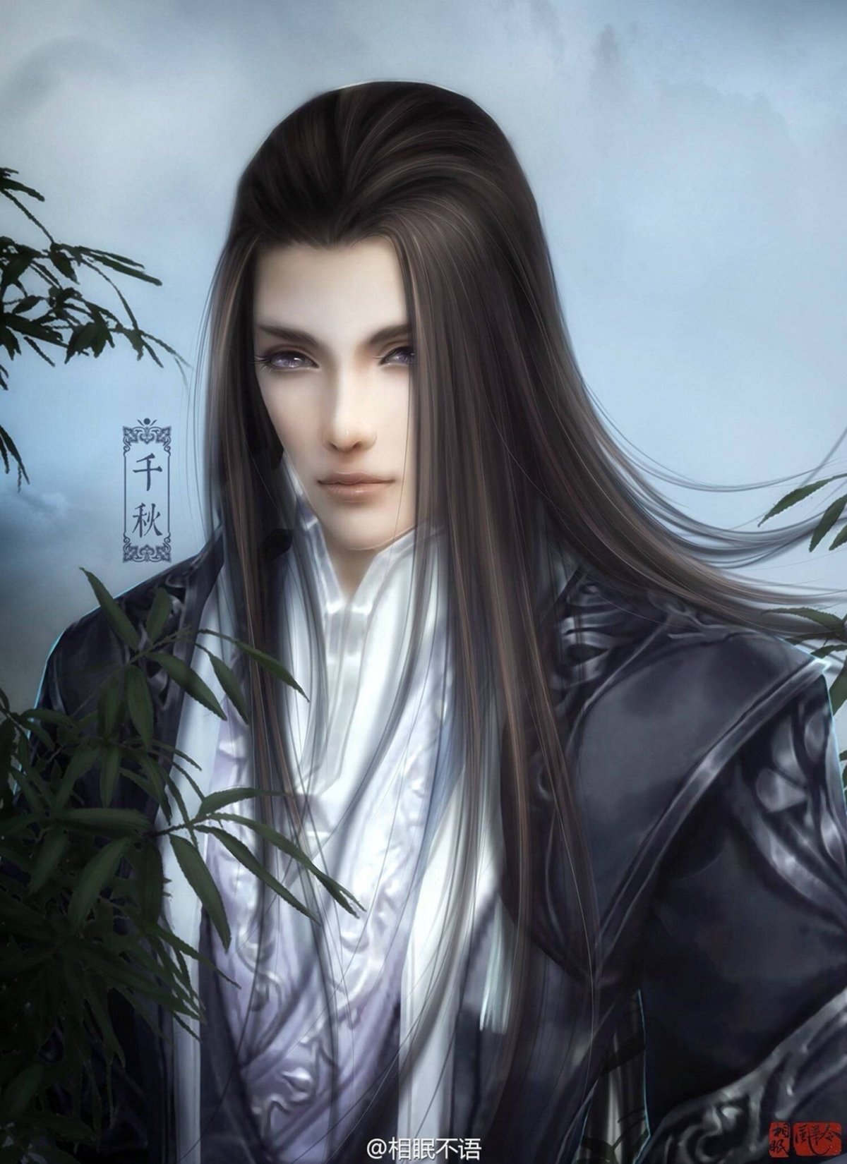 Виктор Ван арт вампир брюнет