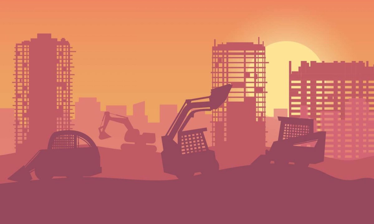 Стройка фон