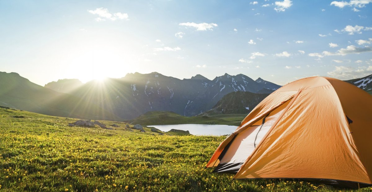 Палатка в горах