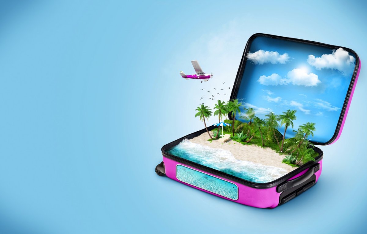 Горы в стиле Flat