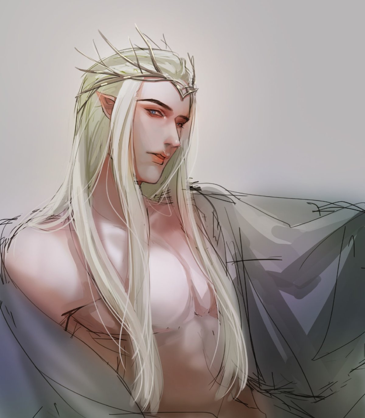 Хоббит Леголас и Трандуил