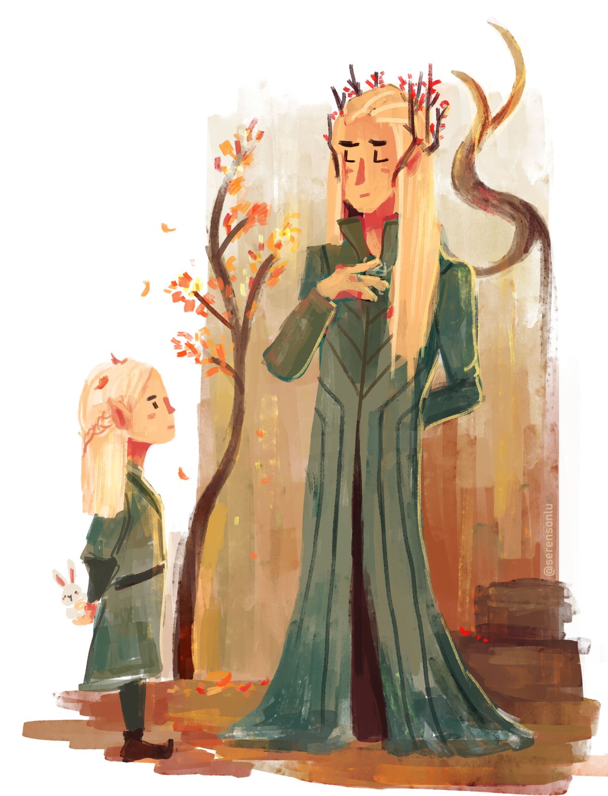 Эльф Трандуил и его сын