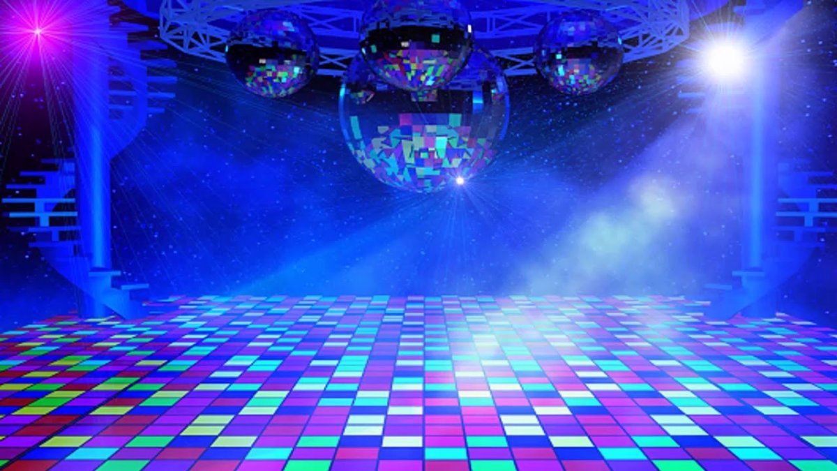 Танцпол на прозрачном фоне