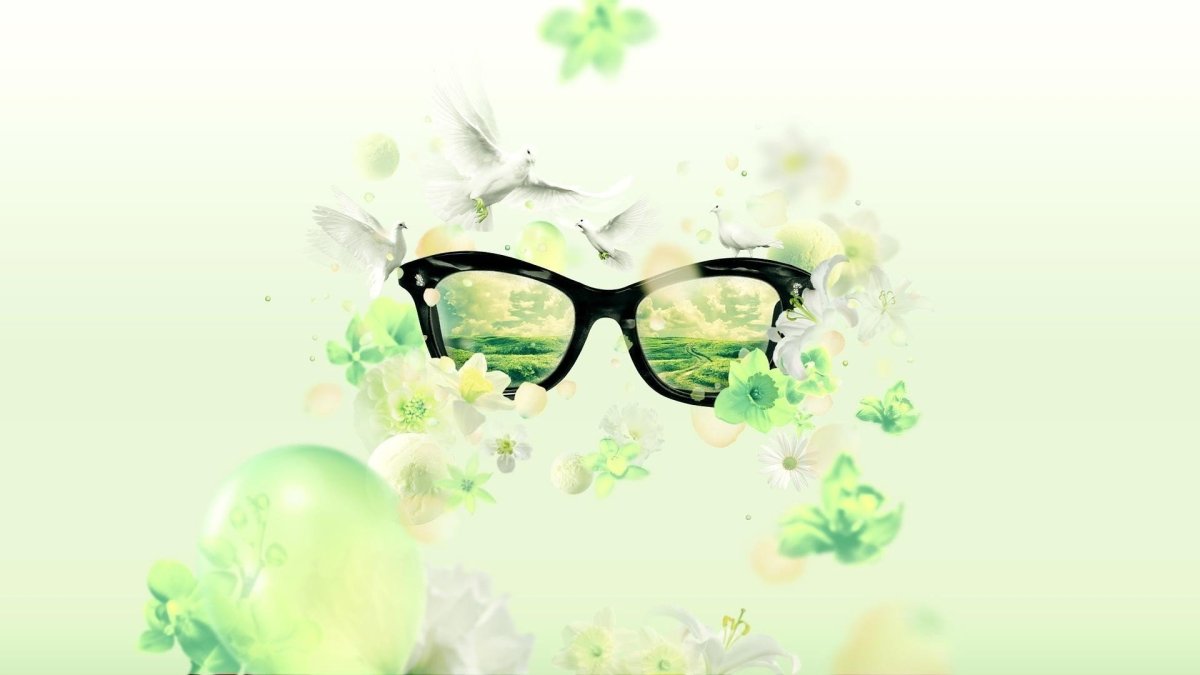Весна с солнечных очков