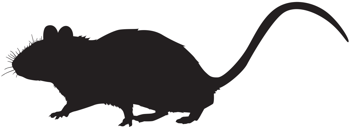 Мышь силуэт