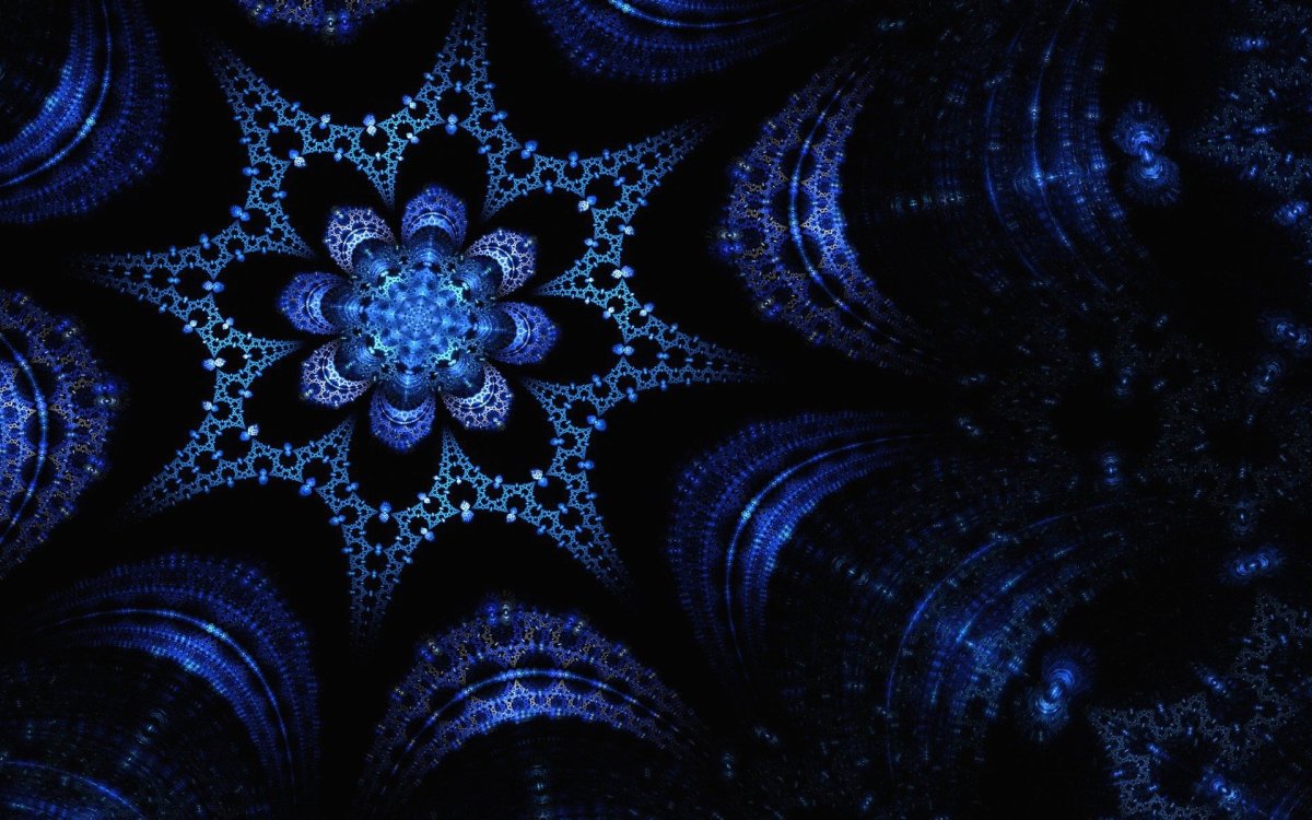 Красивые синие обои