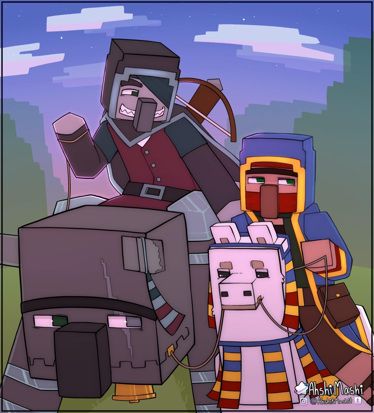 Зимогор майнкрафт арт