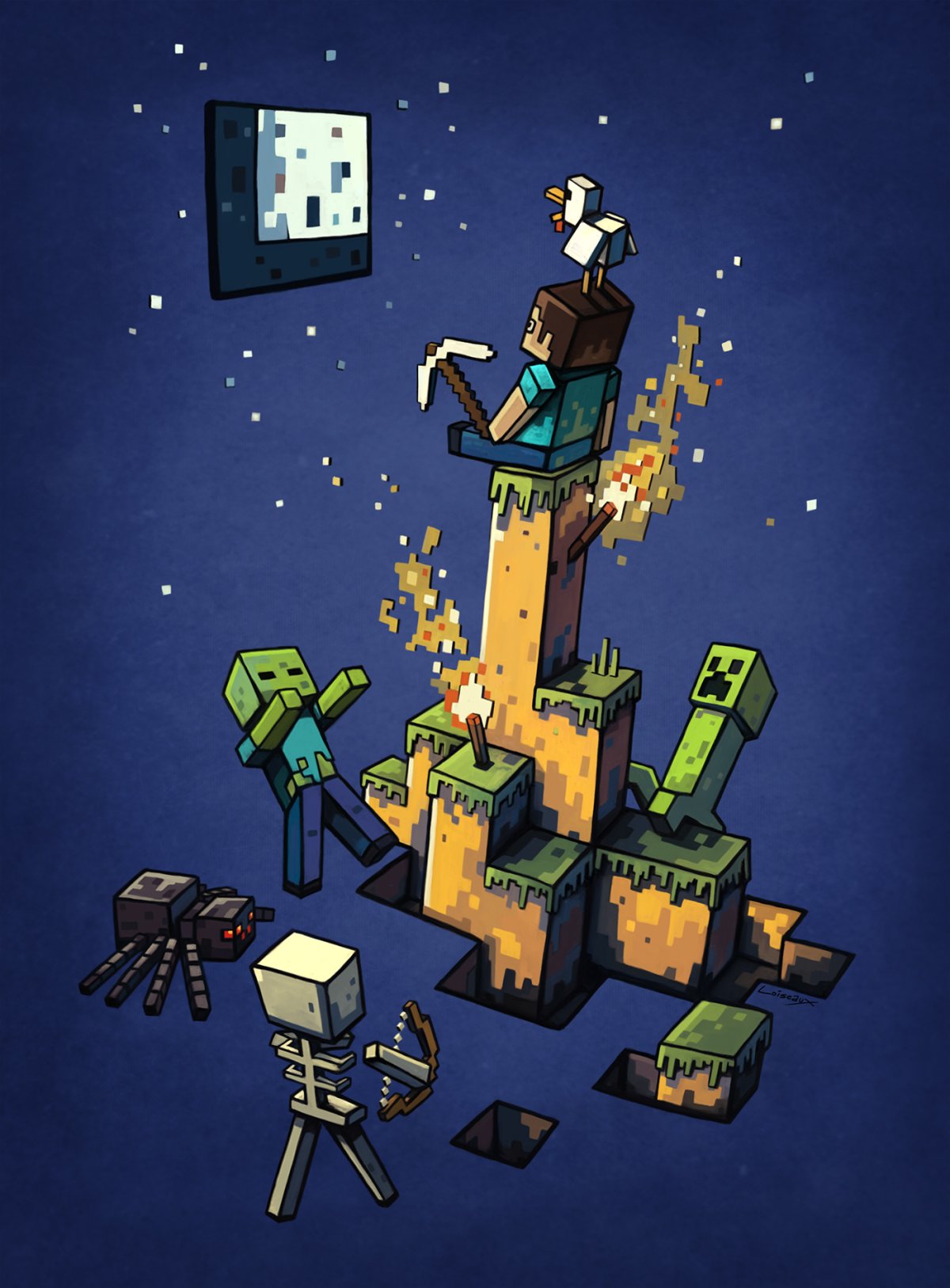 Арты по майну