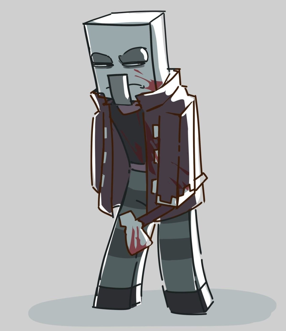 Разбойник в МАЙНКРАФТЕ арт