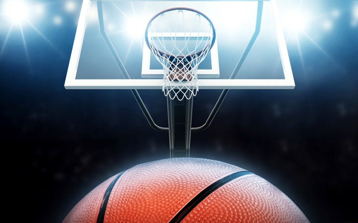 Баскетбол мяч в кольце