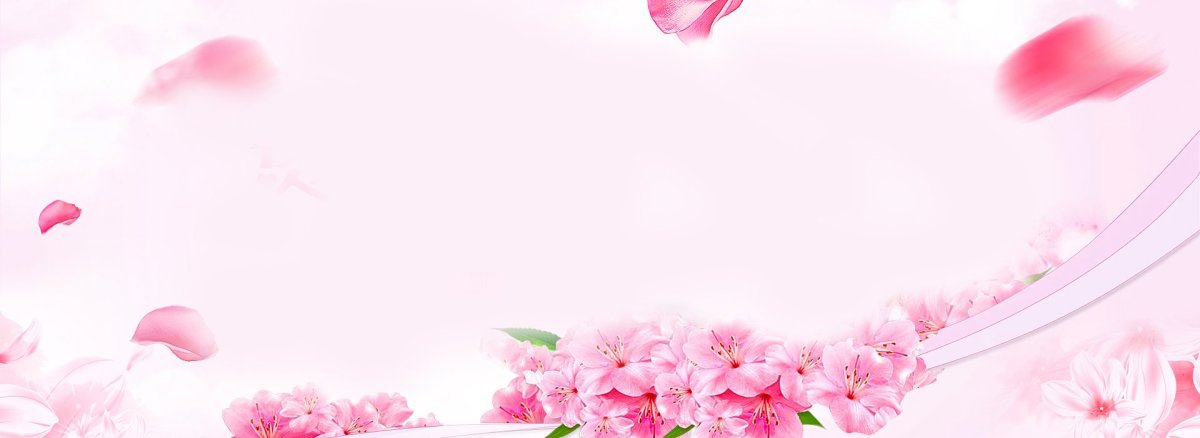 Красивый нежный баннер