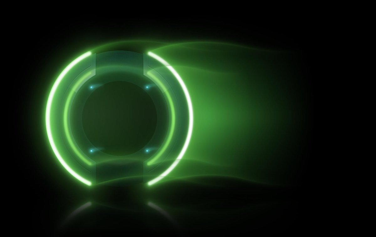 Зелёные Неоновые обои