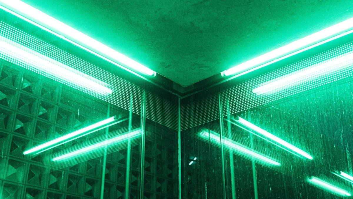 Зеленый неон