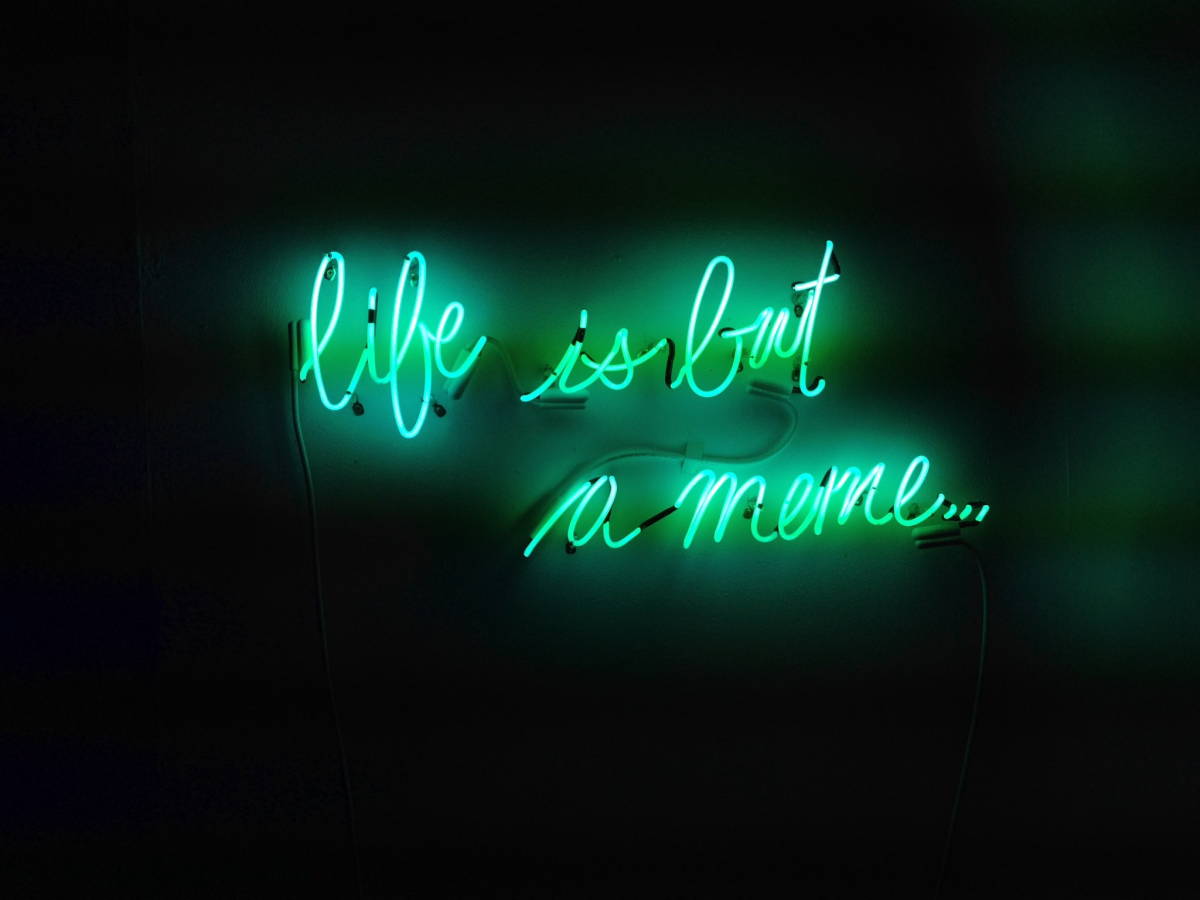 Зелёные Неоновые вывески Эстетика