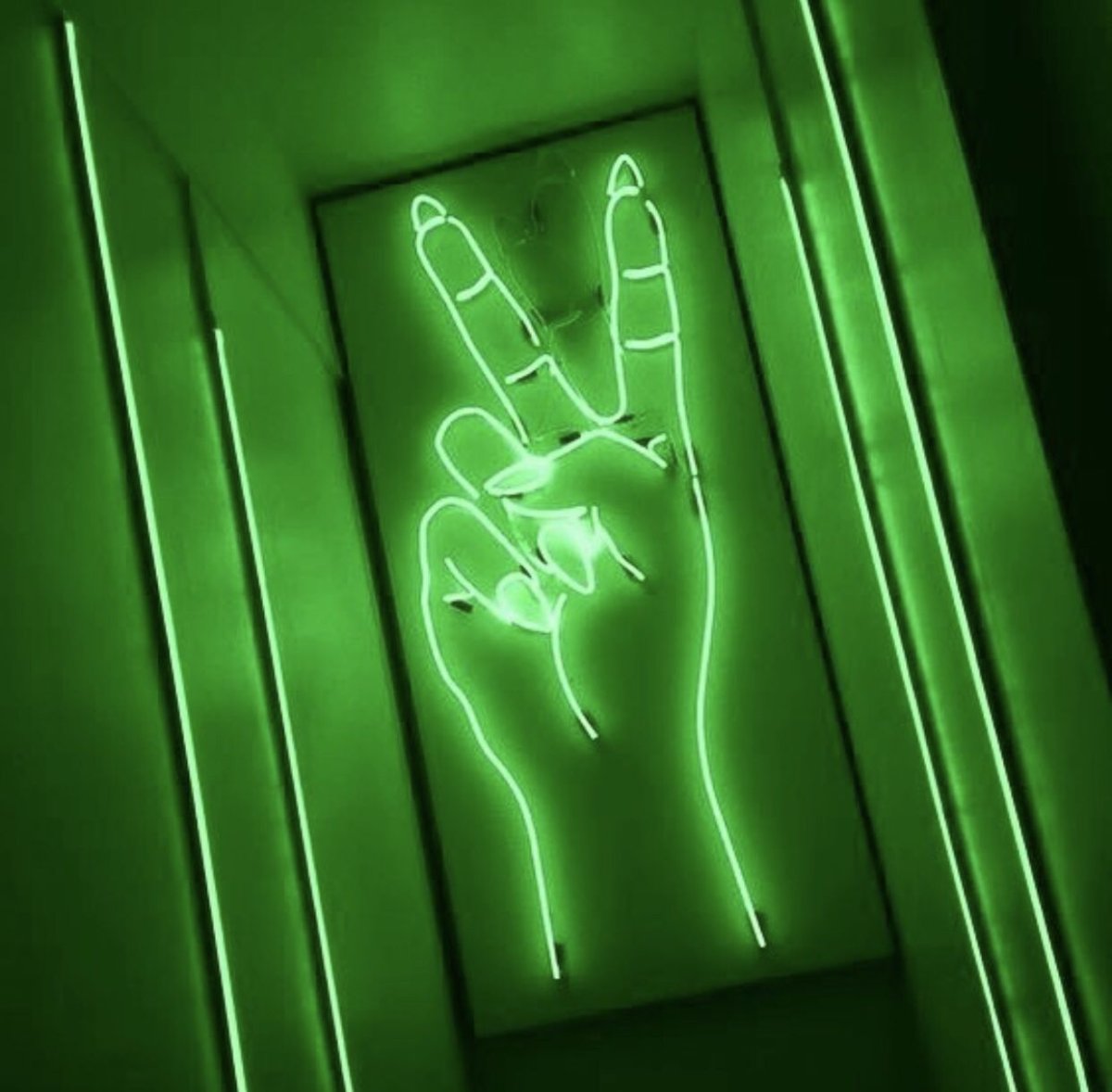Эстетика неонового зеленого