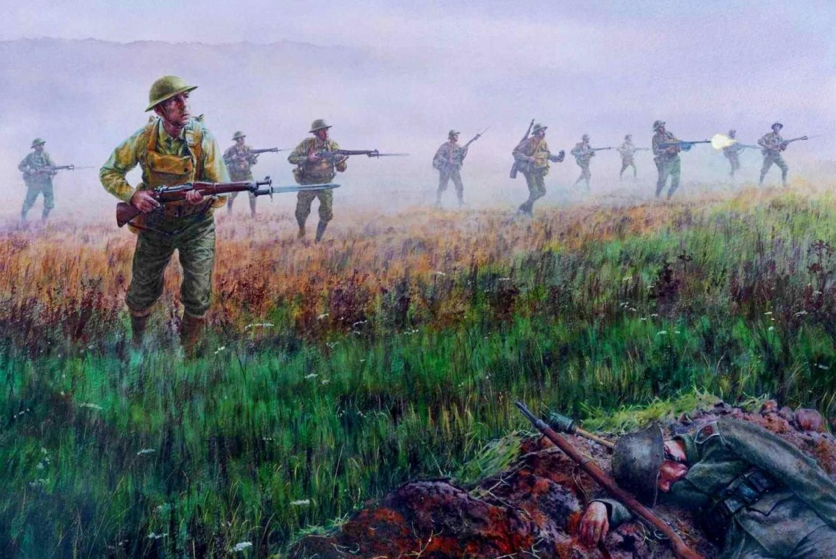 Первая мировая война 1914-1918 атака пехоты