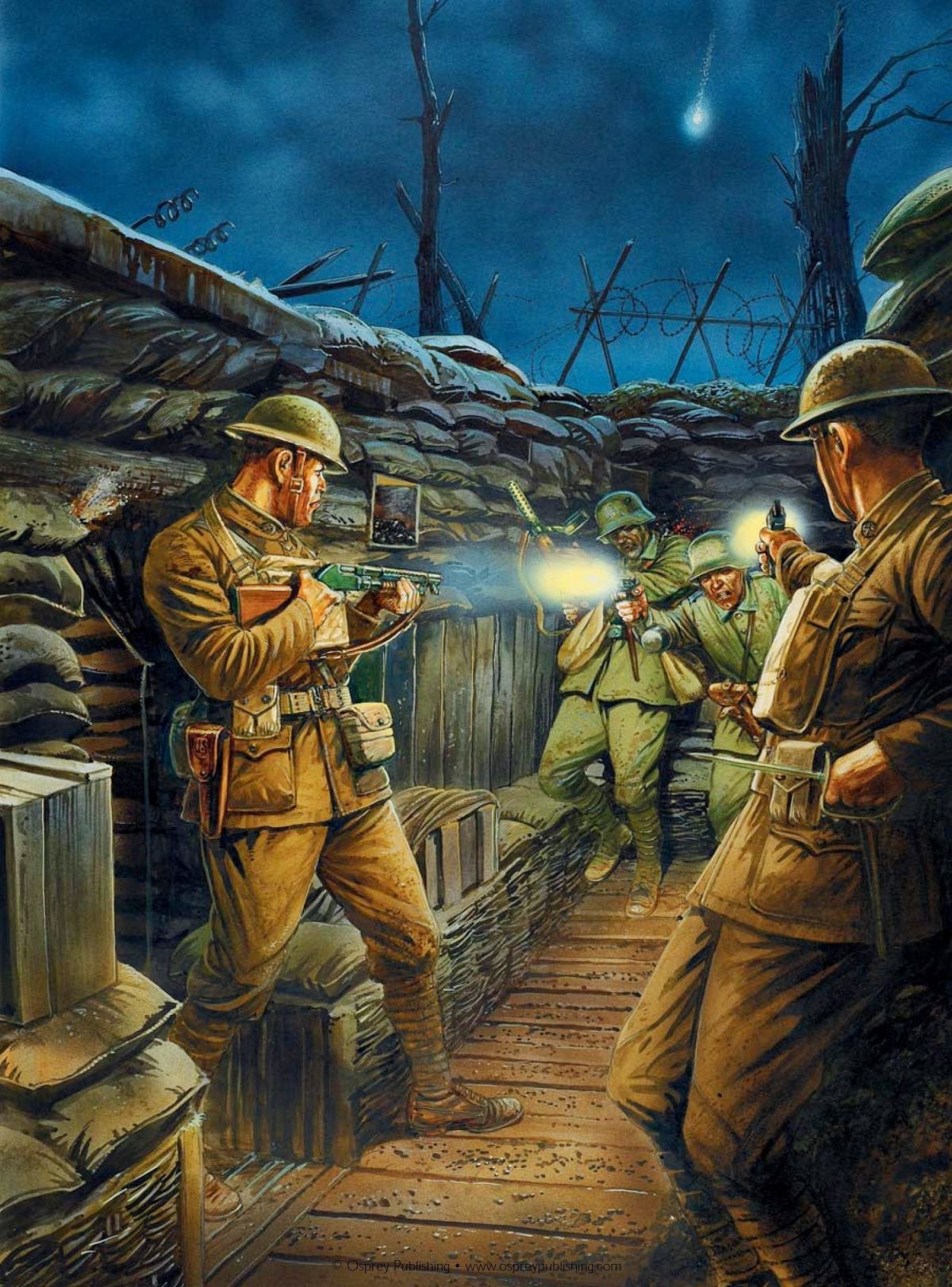 Первая мировая война Trench арт