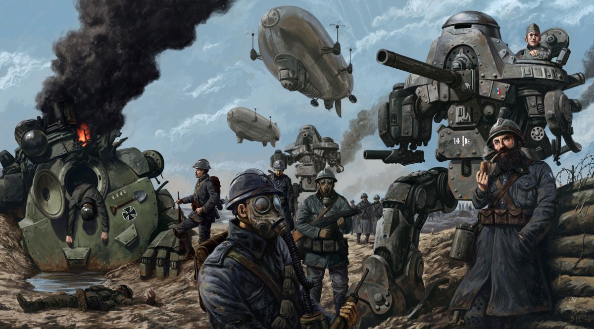 Дизельпанк СССР солдат