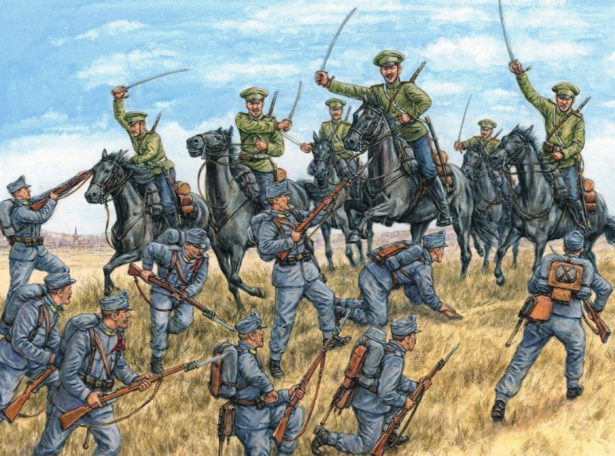 Форма солдат Российской империи 1914 кавалерия