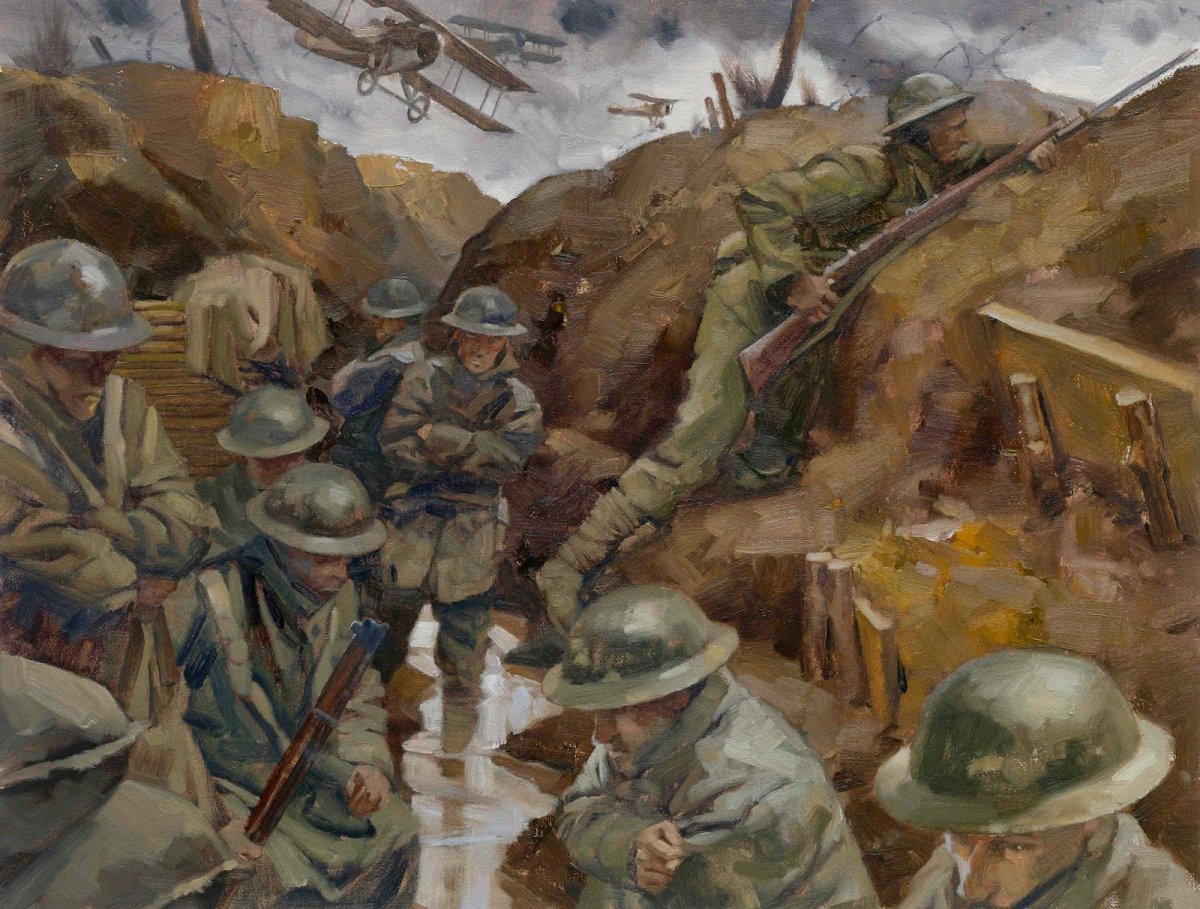 Первая мировая война Trench арт