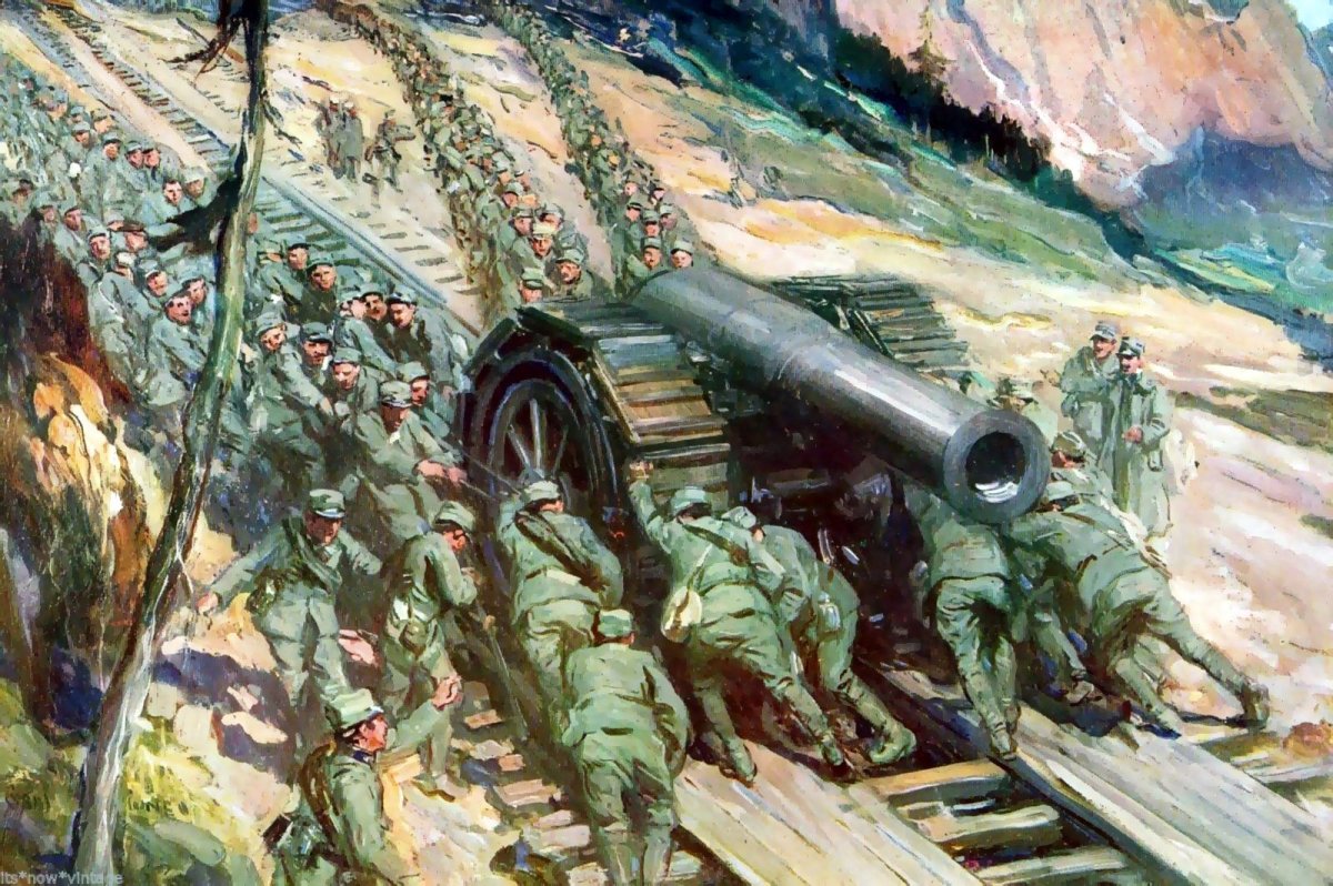 Артиллерия 1 мировой войны арт