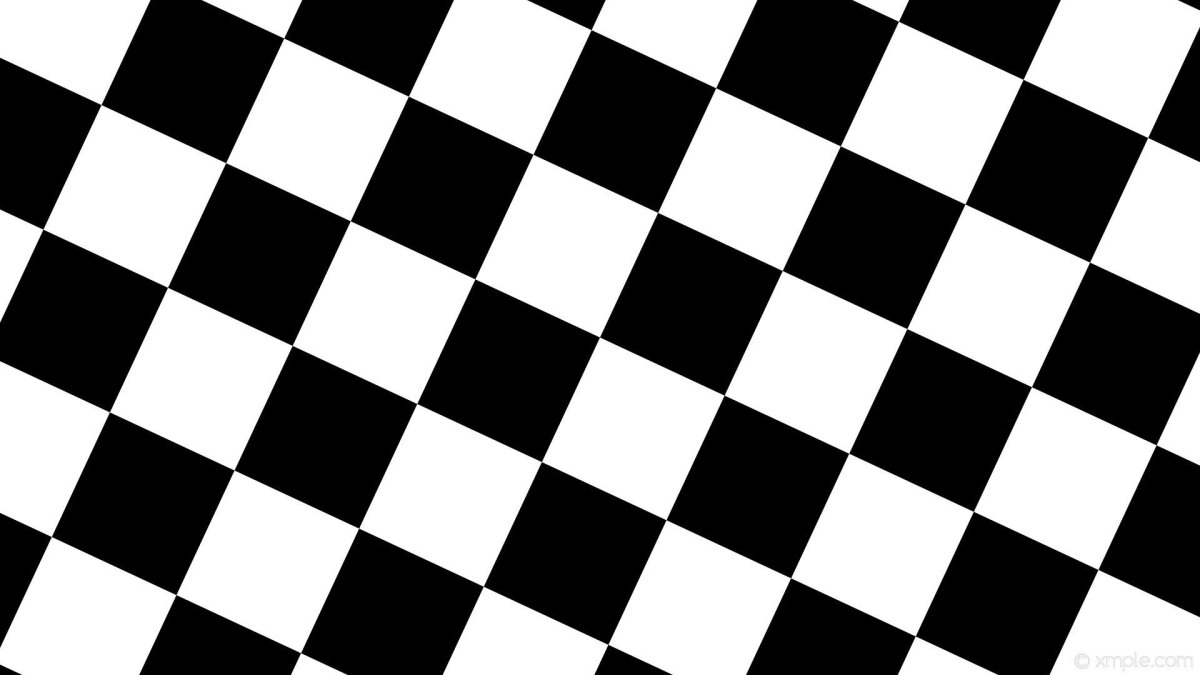 Чёрно белый фон в клетку
