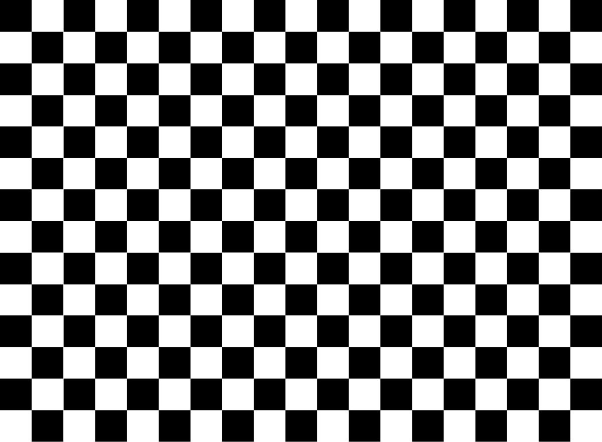 Черно белая клетка
