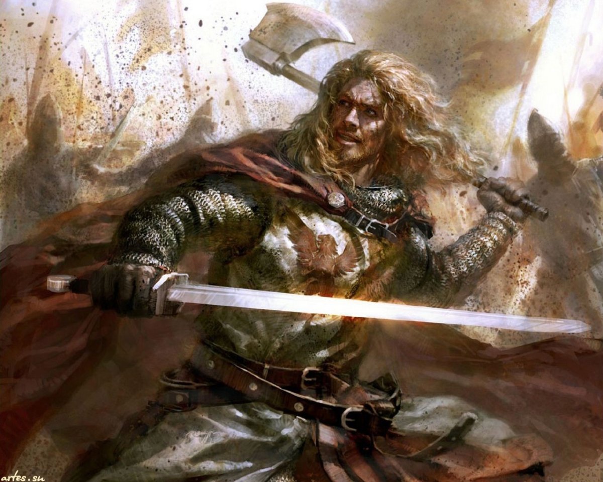 Мужчина с мечом