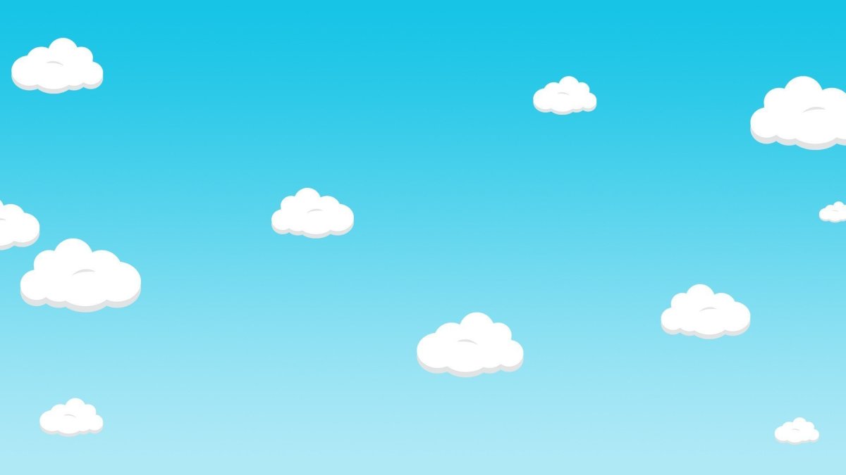 Облачка мультяшные