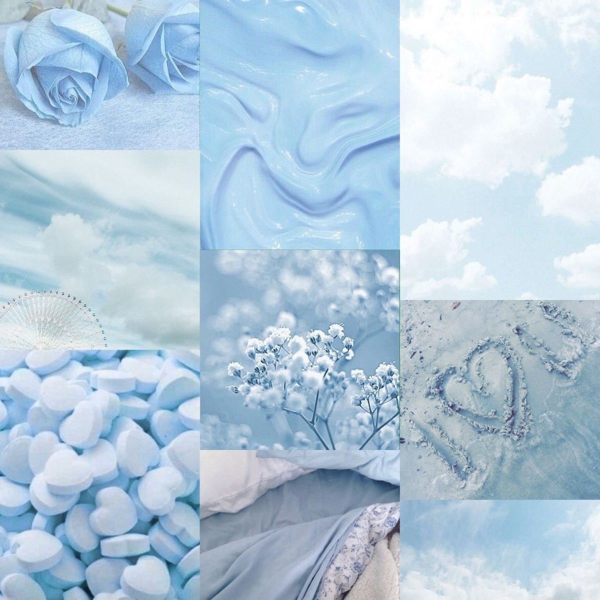 Эстетика нежно голубого цвета