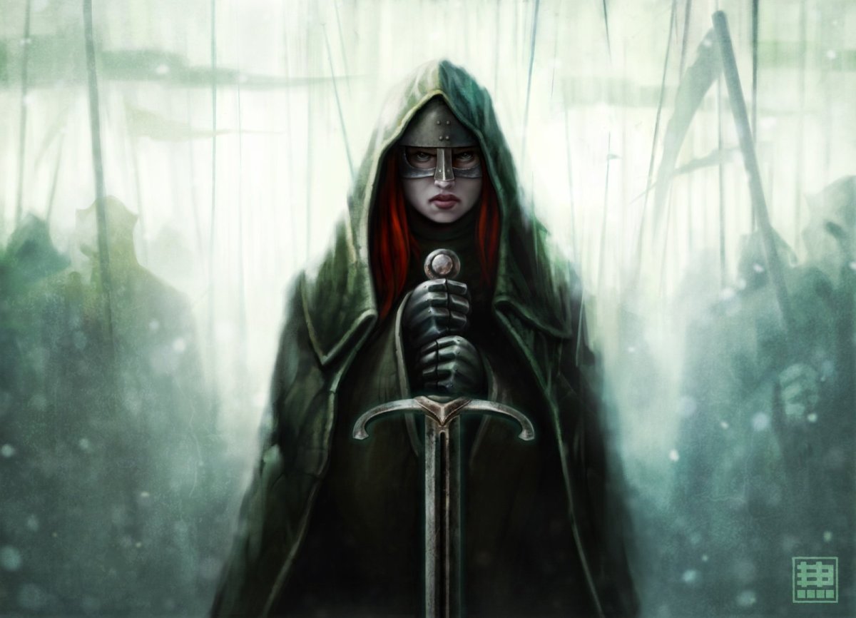 Воин в капюшоне