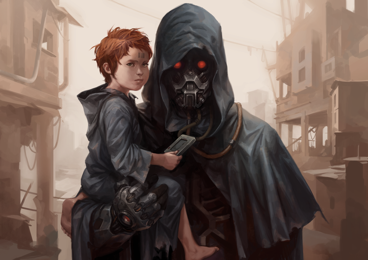 Постапокалипсис арт люди